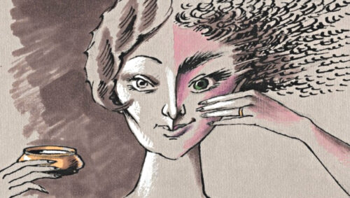 "На тридцатилетнюю Маргариту из зеркала глядела от природы кудрявая черноволосая женщина лет двадцати, безудержно хохочущая, скалящая зубы. — Ай да крем! Ай да крем! — закричала Маргарита, бросаясь в кресло..." 