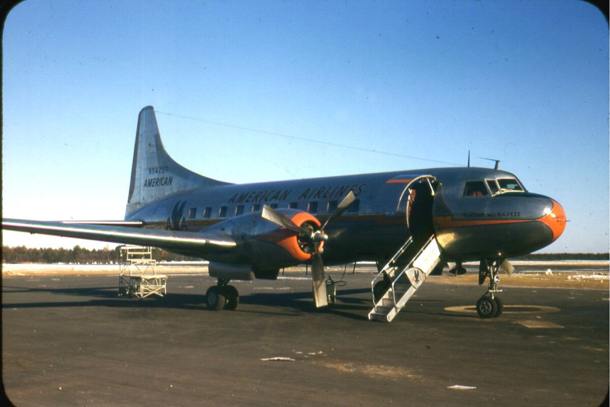 Convair CV-240 авикомпании American Airlines. 1948 год. Фото: Batman_60 @ Flickr.com