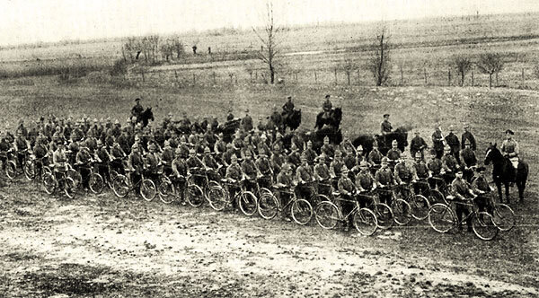Немецкие самокатчики в Первой мировой войне