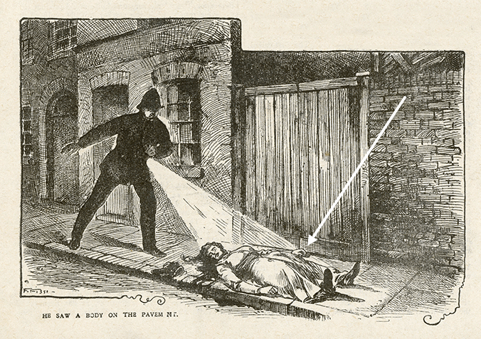 Полицейский нашел труп жертвы Джека Потрошителя