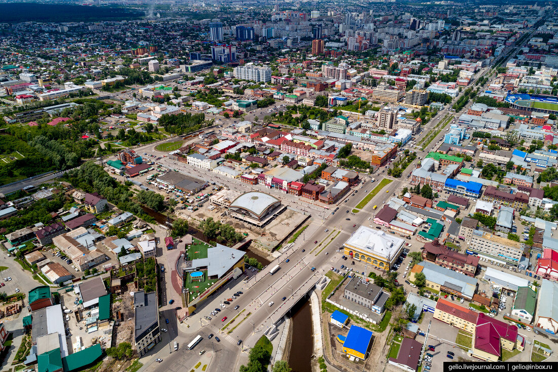 Барнаул с вертолета" в блоге "Города и сёла России" - Сделано у нас