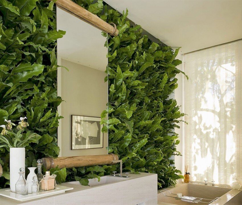 Вертикальное озеленение в дизайне интерьера