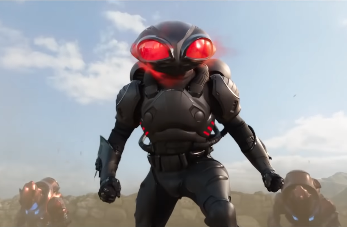 Кадр из кинофильма "Аквамен", персонаж "Чёрная манта"