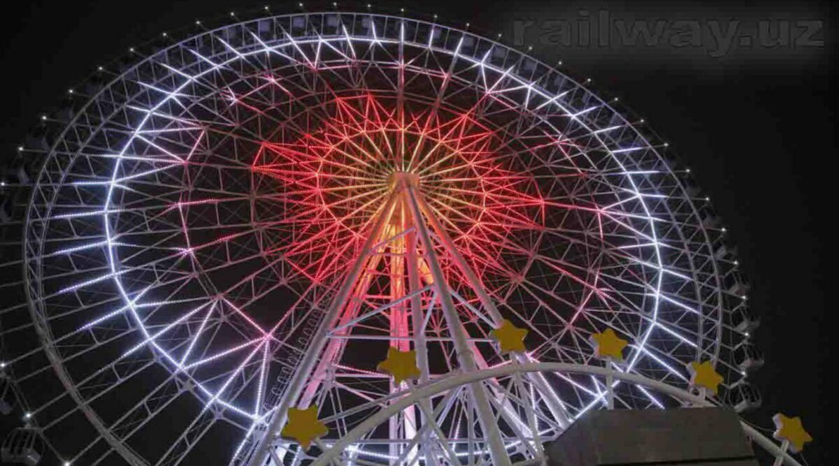 КОЛЕСО ОБОЗРЕНИЕ В ПАРКЕ "АНХОР". ФОТО С САЙТА UZNEWS.UZ