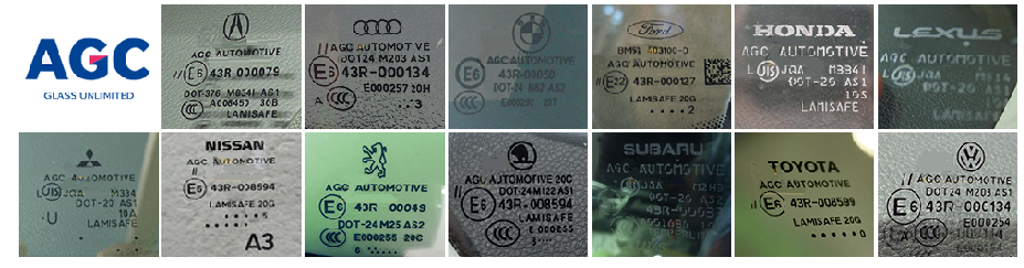 В 1907 году в составе Mitsubishi Corporation была создана компания AGC. AGC специализировалась на изготовлении листового стекла, а уже в 1954 году, расширив сферу своей деятельности, стала выпускать автомобильное стекло. Став безусловным лидером по производству и поставке автостекла в Японии, AGC Asahi добилась признания и на мировом рынке. Сейчас компания объединяет в себе более трех сотен дочерних предприятий, находящихся в 30 странах на четырех мировых континентах. 
В 1997 году концерн AGC запустил свое производство в России, приняв в свой состав "Борский стекольный завод" в Нижегородской области. Стеклам AGC доверяют известные мировые гиганты автопрома: Mitsubishi, Hyundai, Ford, Mercedes-Benz , Peugeot, Volkswagen, Volvo, BMW, Honda и др.

в 2012 году AGC была удостоена награды Best Supplier Award 2012 от Volkswagen.

в 2013 году концерн AGC получил звание «Лучший поставщик 2013» в категории «Остекление» от PSA Peugeot Citroen