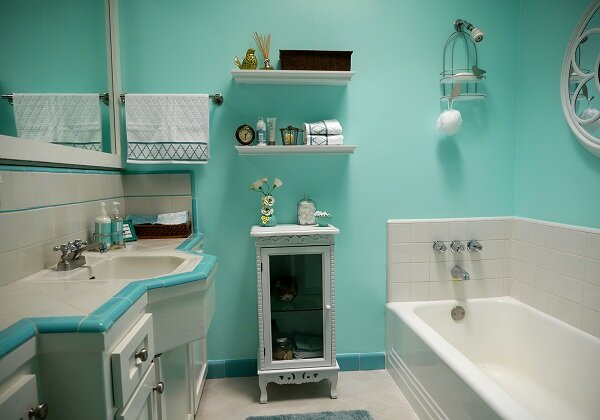 Покраска стен в ванной комнате | Строим дом своими руками. | Дзен