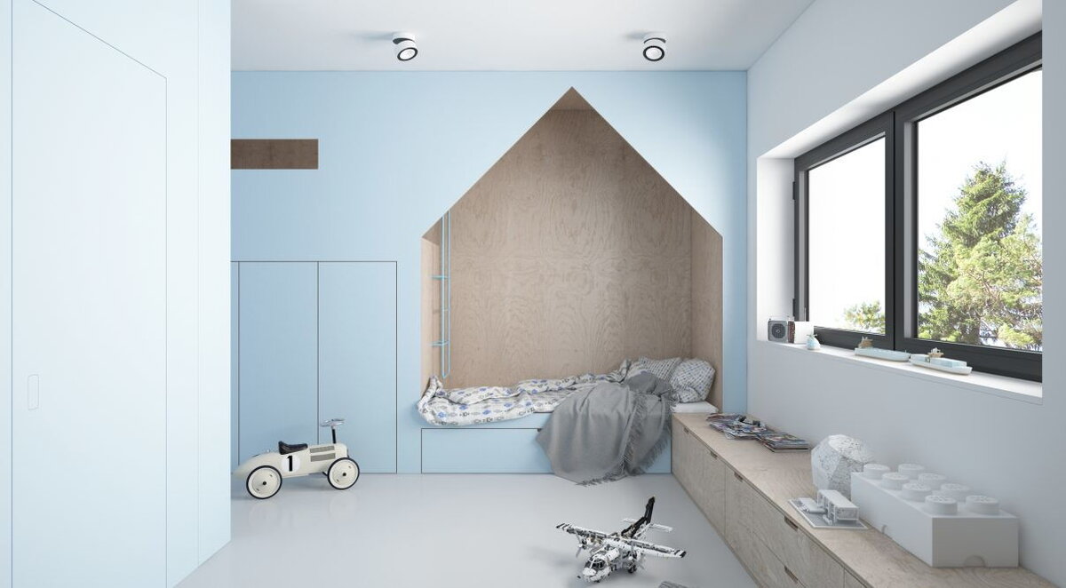 Бесспорно стиль минимализм имеет свои плюсы, но не стоит увлекаться и исключать все необходимое для радостного детства ребенка.