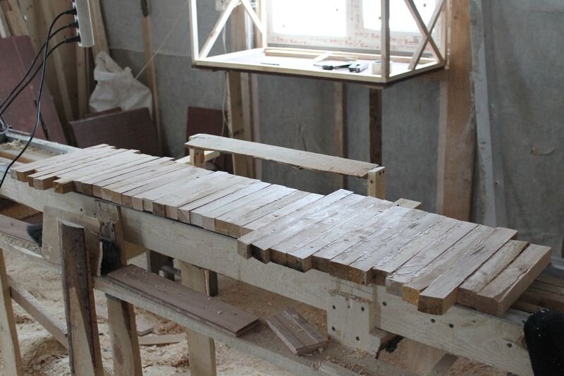 подоконник склеиваем