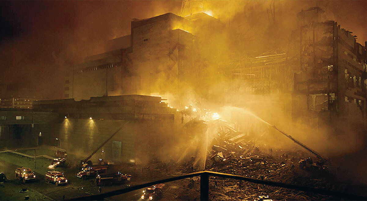 пожар на ЧАЭС, фрагмент первой серии