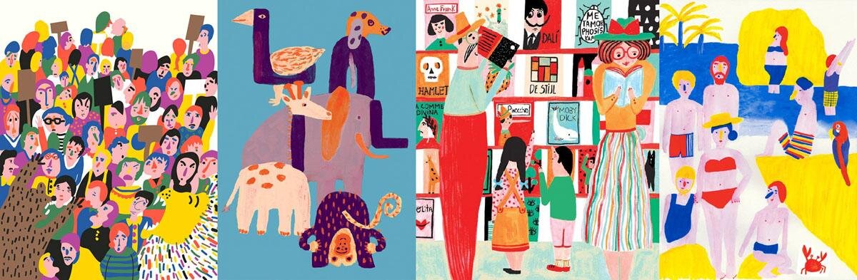 Иллюстрации, сделанные Jana Glatt