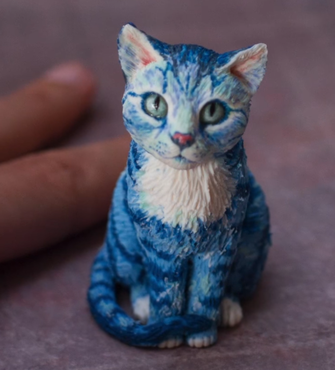 Мастер-класс: Чеширский кот из полимерной глины FIMO/polymer clay tutorial