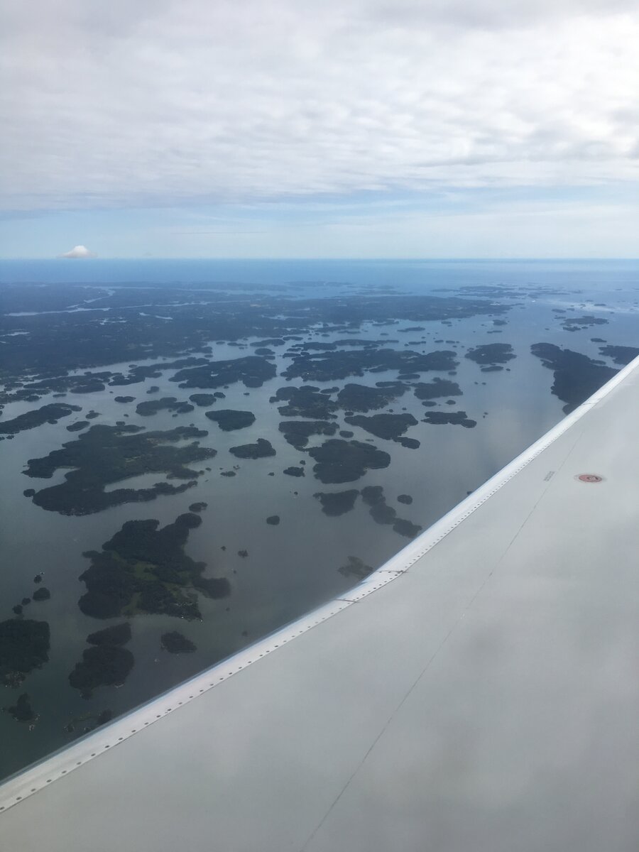 Так выглядят шхеры с высоты.