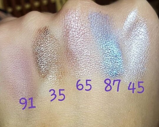 Свотчи всех оттенков