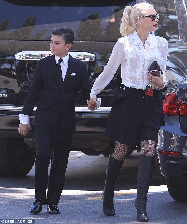 Гвен Стефани со своим сыном.