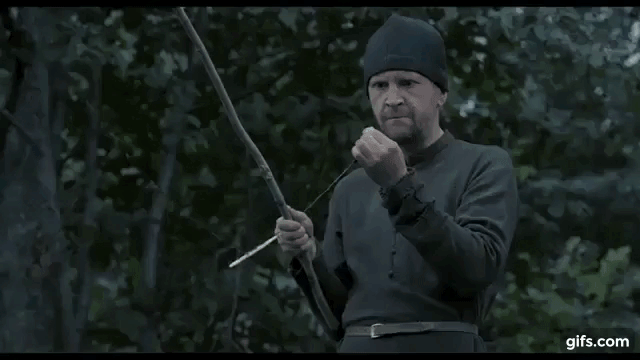 Из фильма "Монах и бес". Помолился послушник и клюнула рыбка