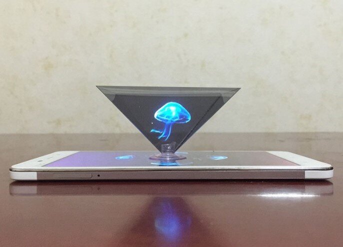 Любой владелец смартфона может создать миниатюрную голограмму