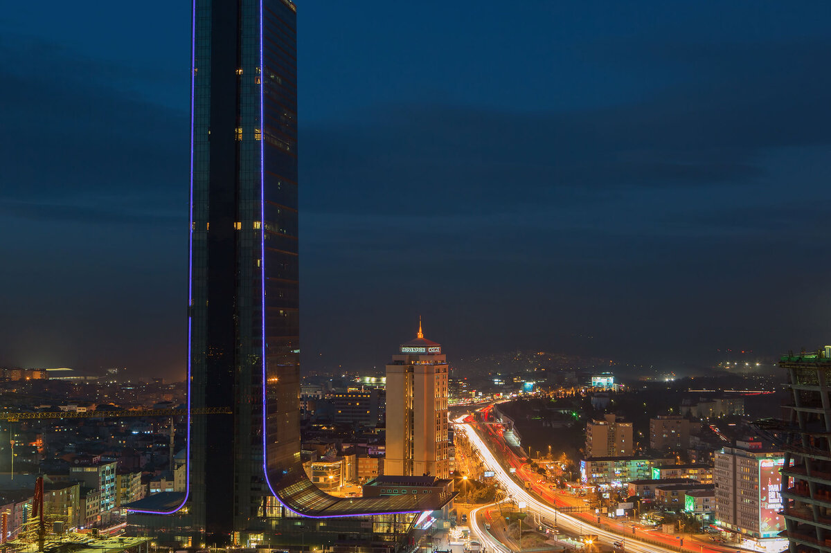 Башня Сапфир — самая высокая смотровая площадка в Турции. 