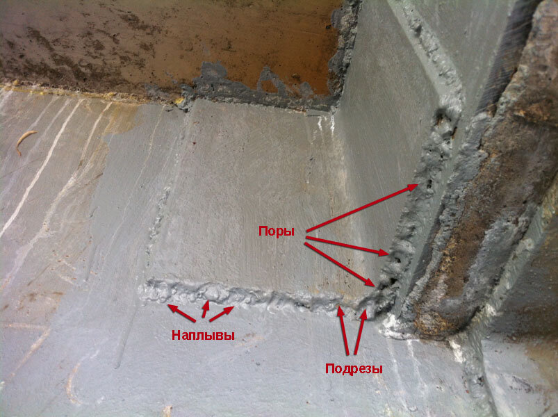 Как выглядит подрез сварного шва фото