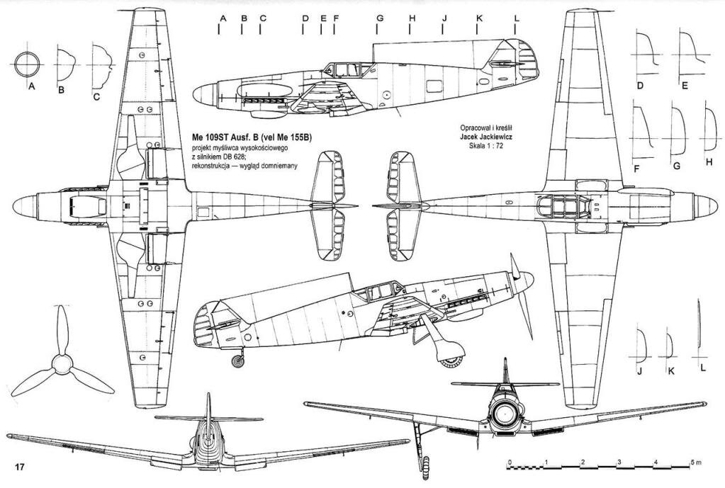 Чертежи мессершмитт 109