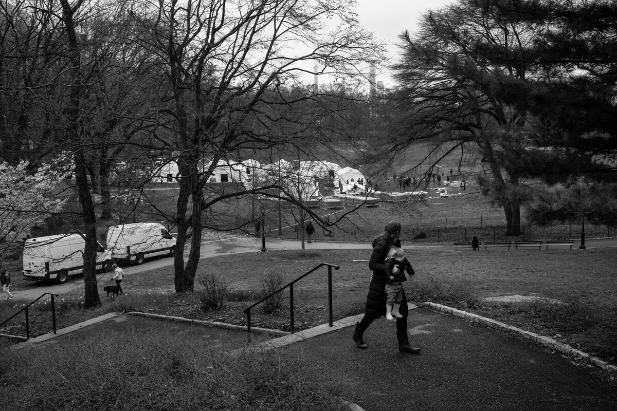 Центральный парк полевой больницы. 