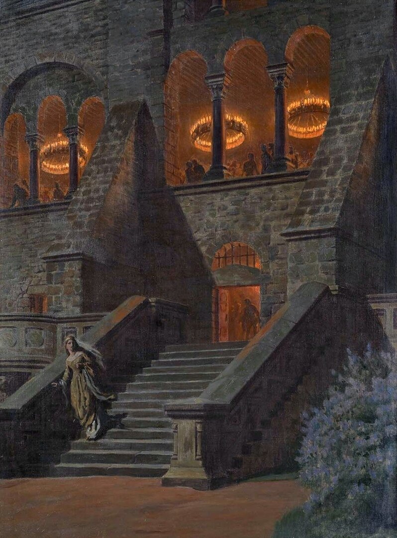 Cinderella: The Feast at the castle - Franz Hein (1863-1927)