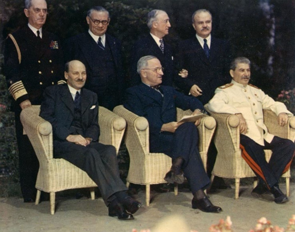 Вот на этой Потсдамской Конференции в июле 1945 года Труман и дал понять Сталину, что спуску ему больше не будет.  