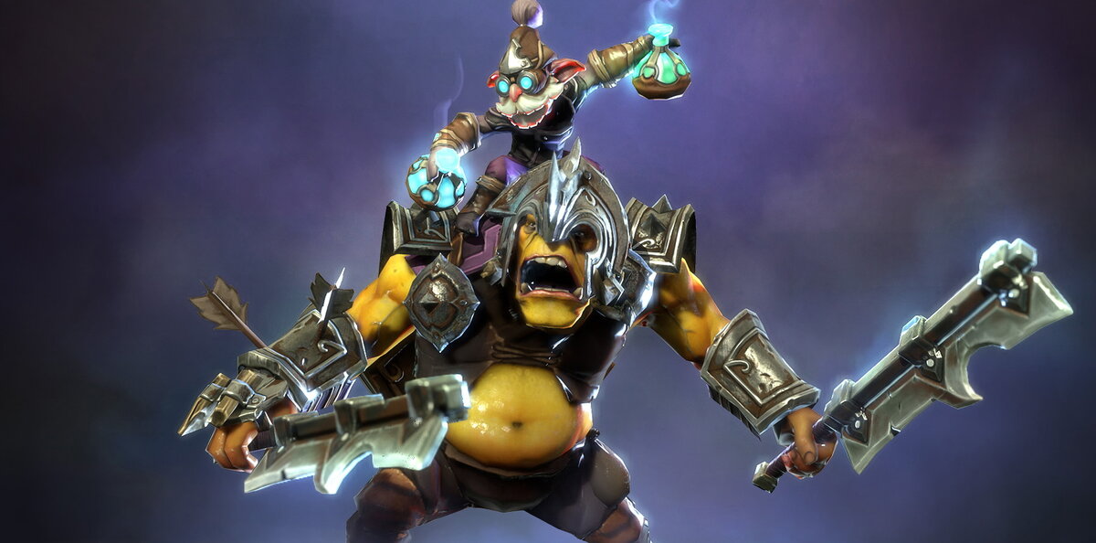 Алхимик, кадр из игры Dota 2