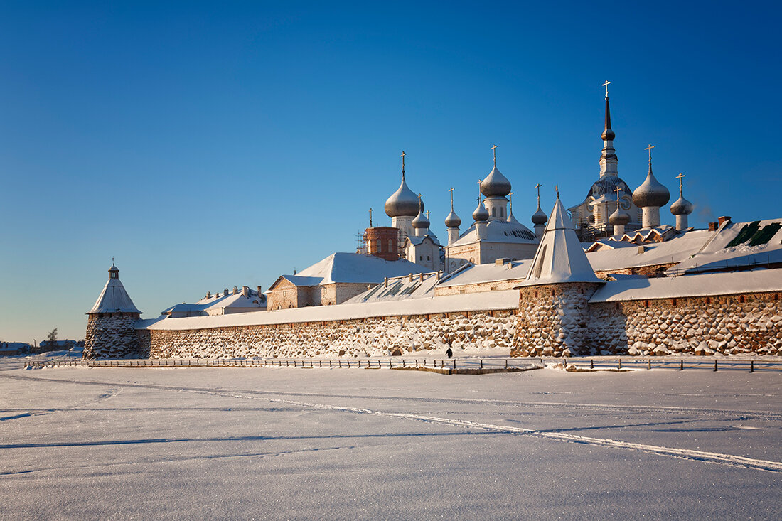 Соловецкий монастырь. Зима