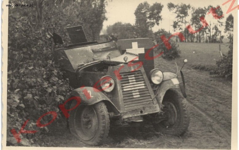 Разбитый Sd.Kfz 13