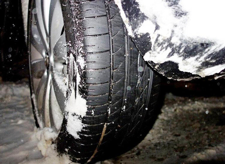Летняя резина зимой