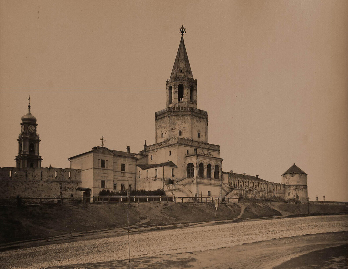 казанский кремль спасская башня старые