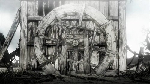 Моя любимая мельница. Первые кадры первой серии выполнены на "ура", как раз то, что нужно, чтобы заманить зрителя. Заинтриговать. Немного арт-хаус.