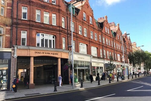 Улица King's Road , Лондон, на которой жил Нил Теннант (фото из Яндекс Картинки)