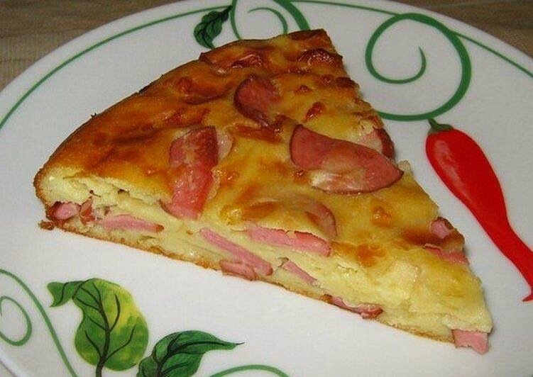 Пирог с сосисками рецепт с фото, как приготовить на пластиковыеокнавтольятти.рф