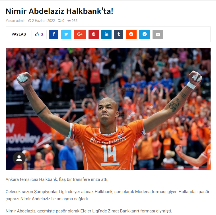 Нимир Абдель-Азис переходит в "Халкбанк"