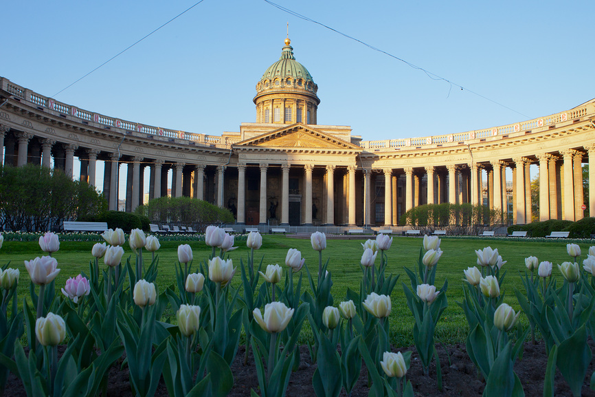 Казанский собор в Санкт Петербурге фото