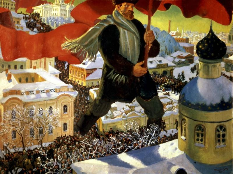 Картина, показывающая суть Октябрьской революции