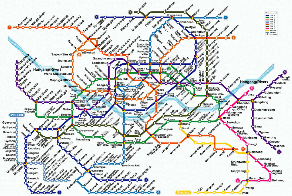 Карта метро самое большое