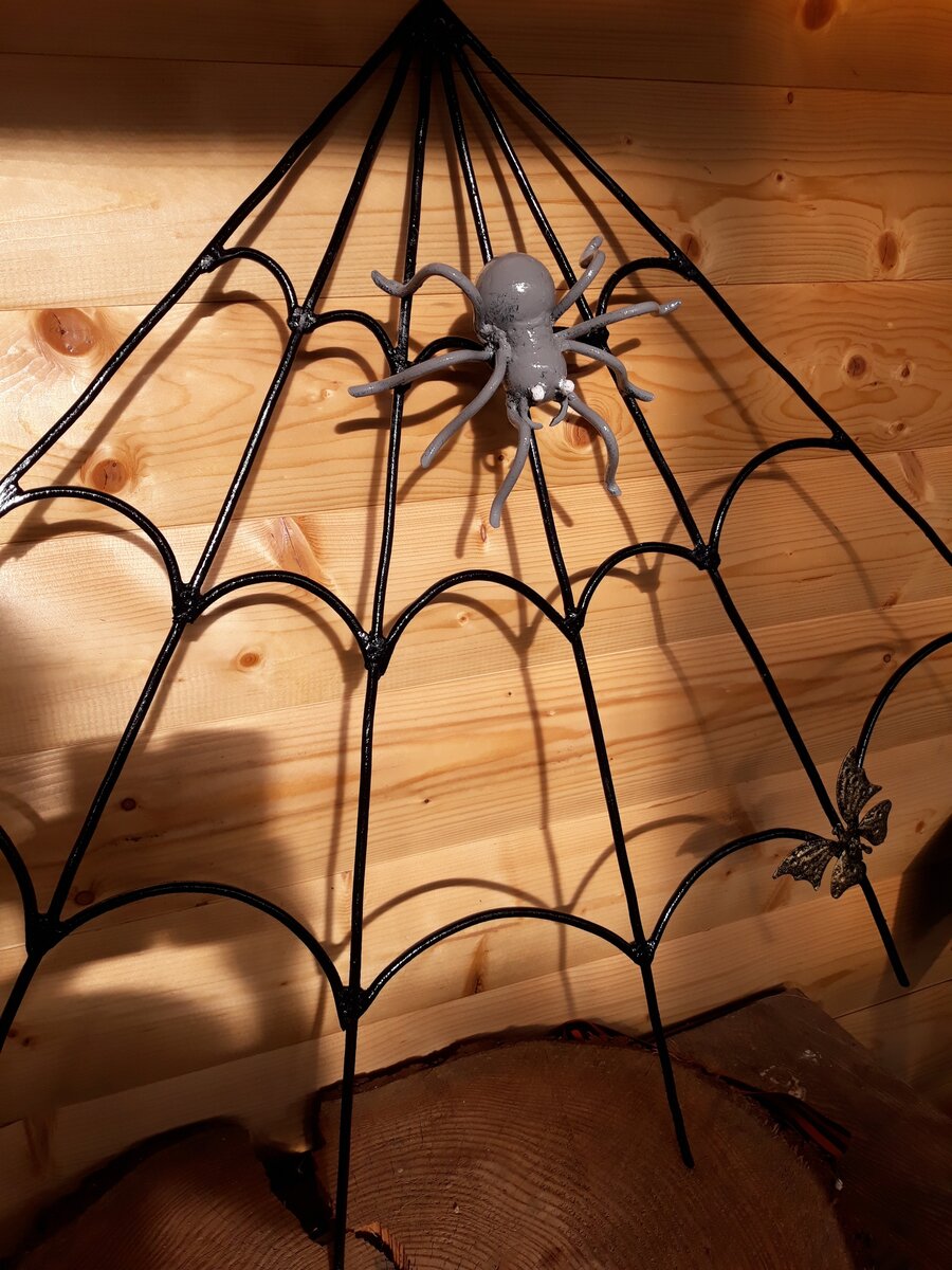 Паутина и пауки на Halloween