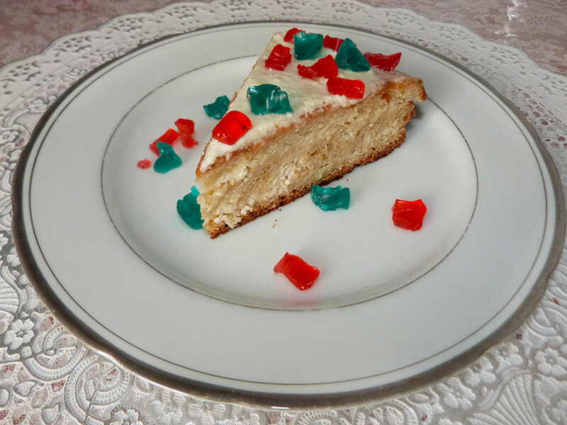 Торт из манника с сметанным кремом