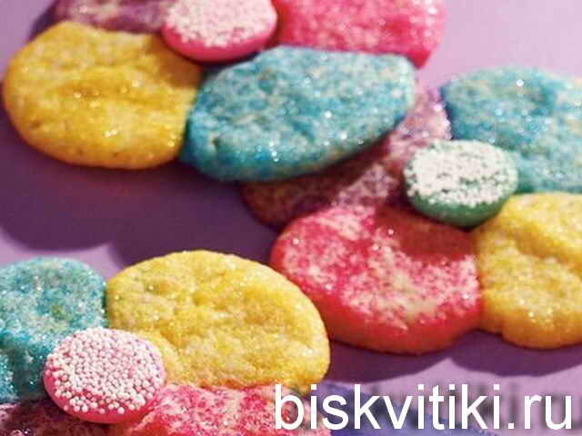 Рецепт цветного сахарного печенья: пошаговая инструкция