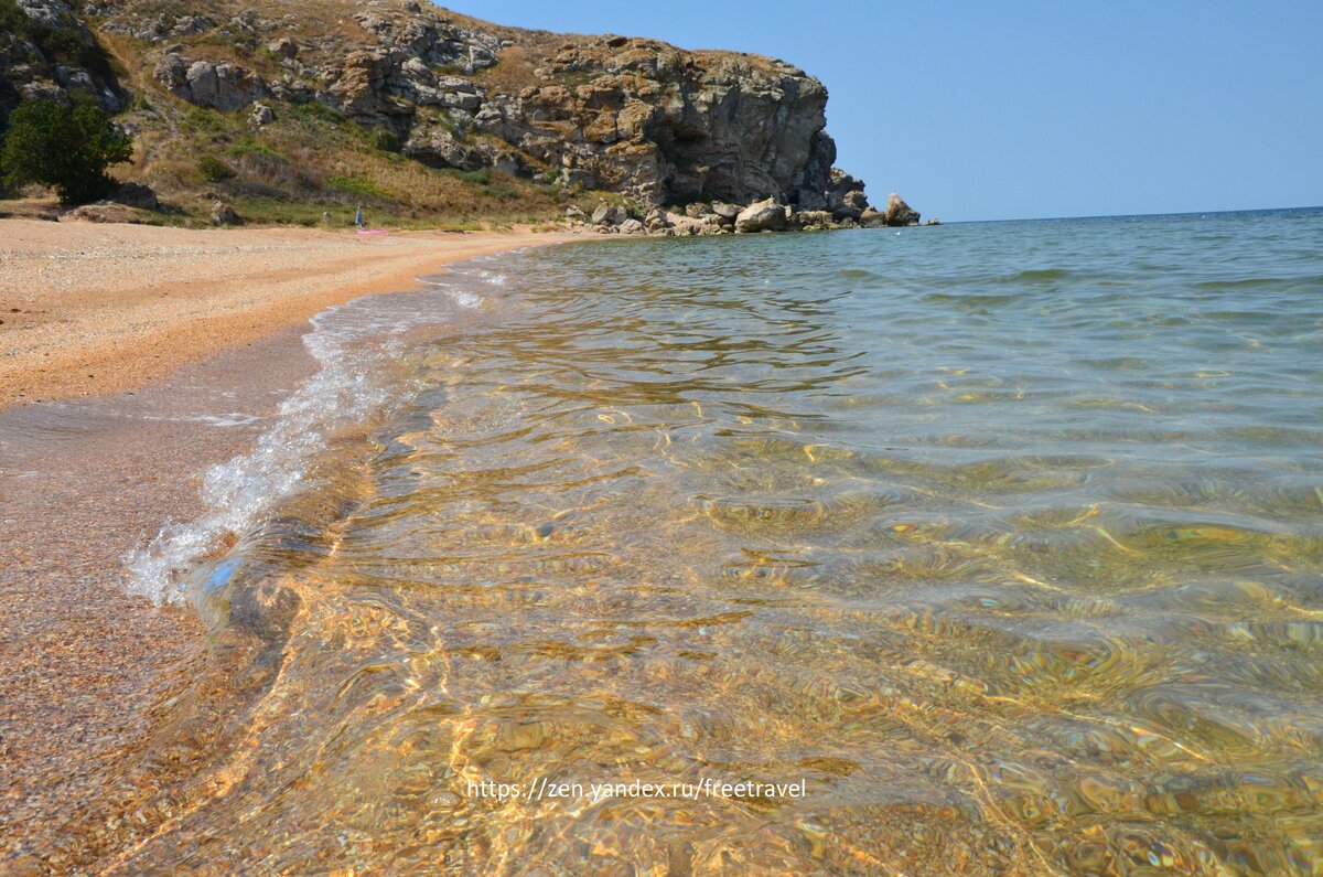 Самые безлюдные пляжи Крыма