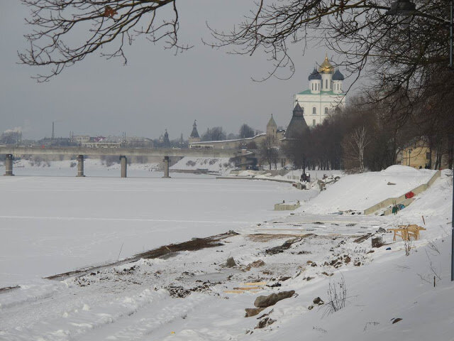 Псков, бывшая набережная, 2013