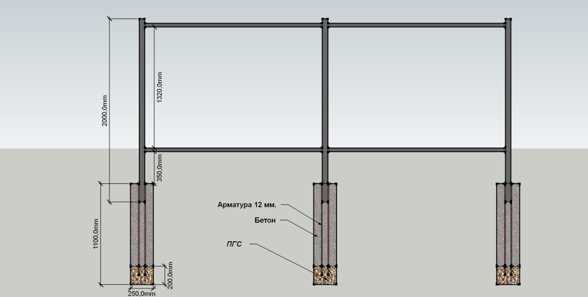 Столб из трубы 60 мм 3 метра чертеж. Приспособление для установки столбов из профтрубы. Забор из профтрубы 80х80. Опоры столбы из профильной трубы 100х100 металлические. Купить столбы для забора металлические 2.5 метра