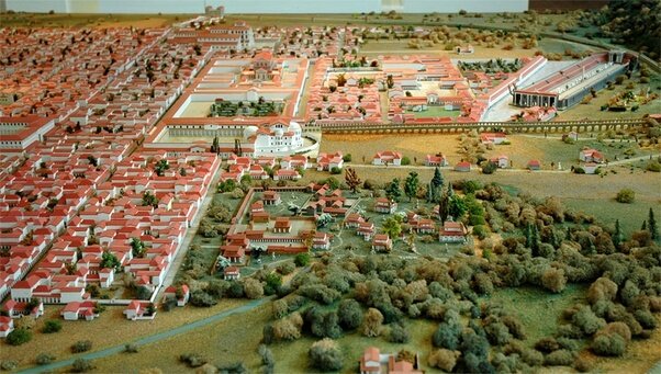 Римский Трир в представлении художника. Источник: pinterest.com