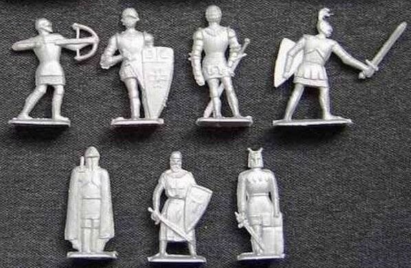 Тевтонские рыцари из набора солдатиков «Ледовое побоище»