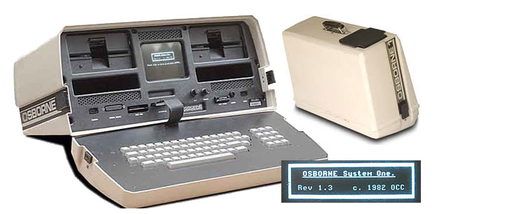 Справа "Osborne 1" в сложенном состоянии.