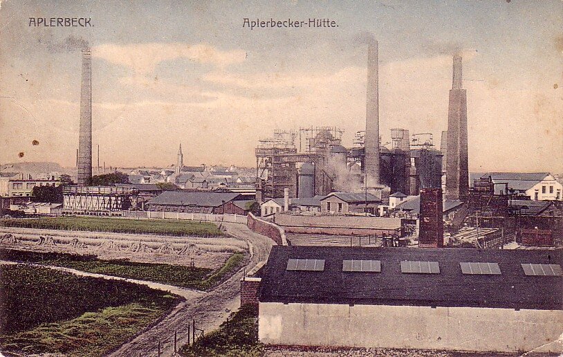 Индустриальный район города Дортмунда. Германия в начале XX века занимала в мировом объеме промышленности второе место. 