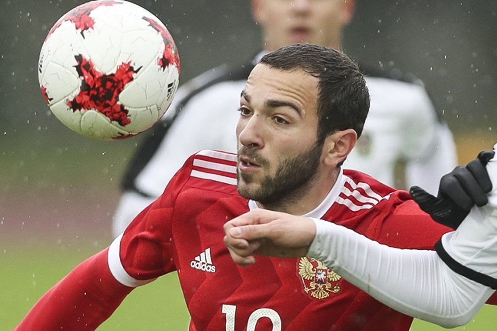 Нападающий "Спартака" Георгий Мелкадзе, воспитанник клуба.