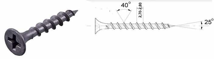 Саморез по дереву